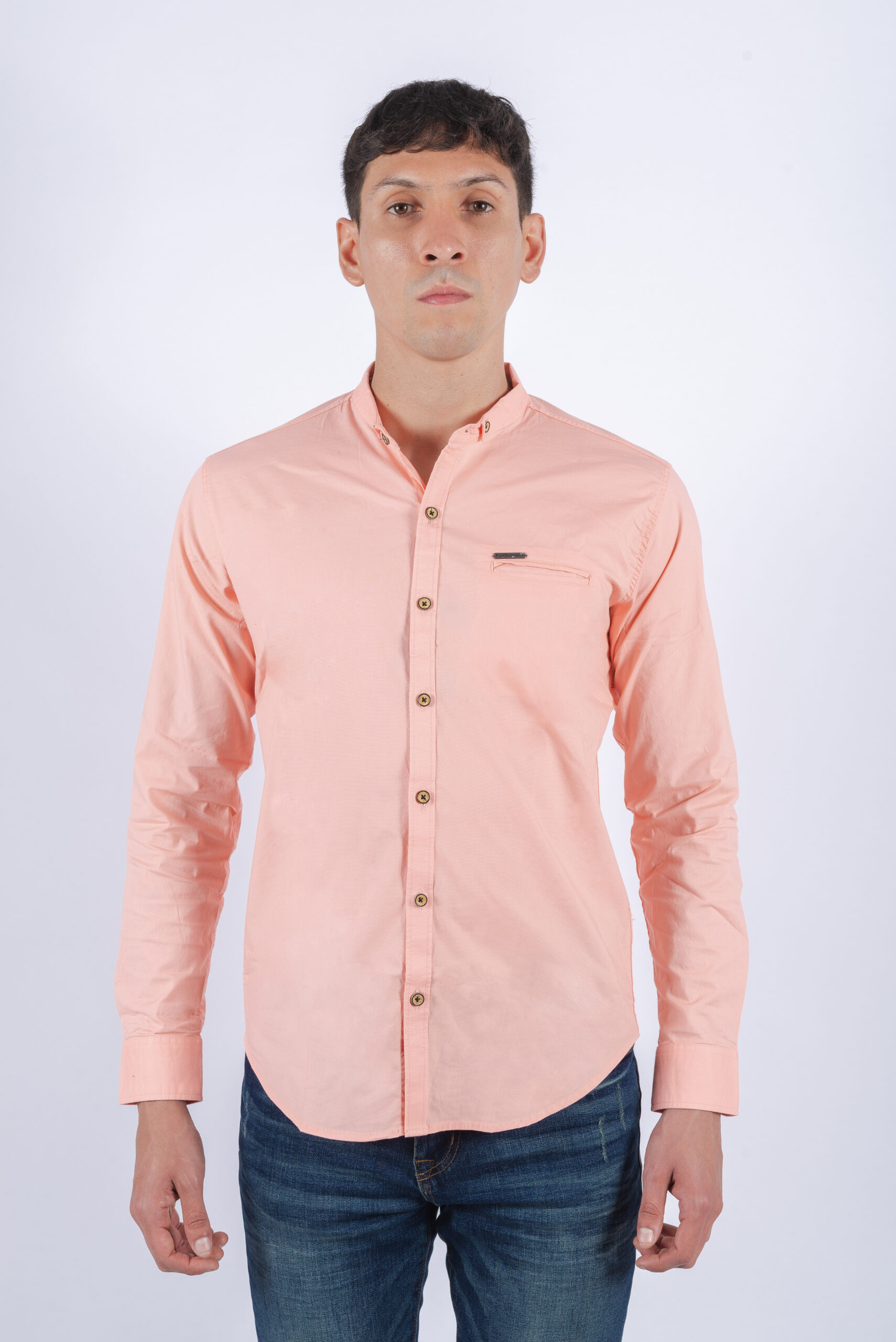 Camisa color melon hombre shop