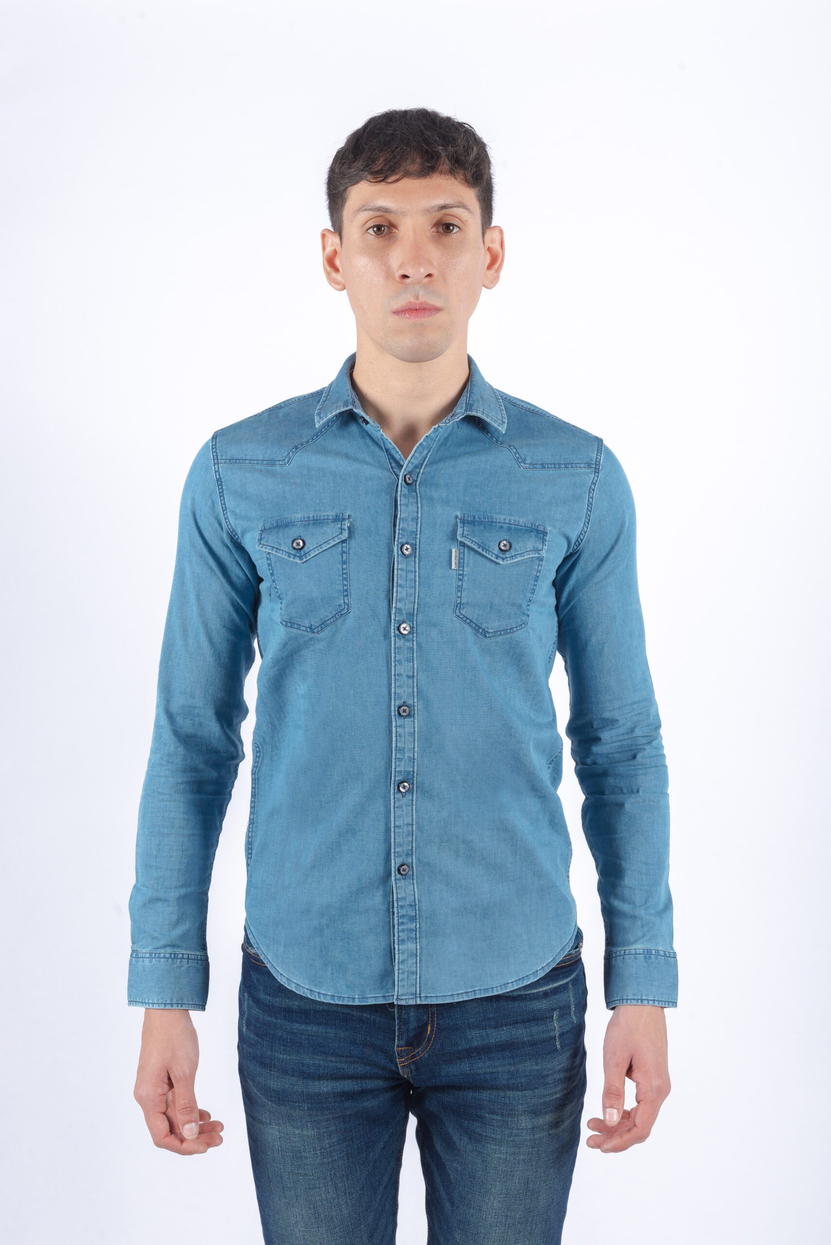 Camisas denim top